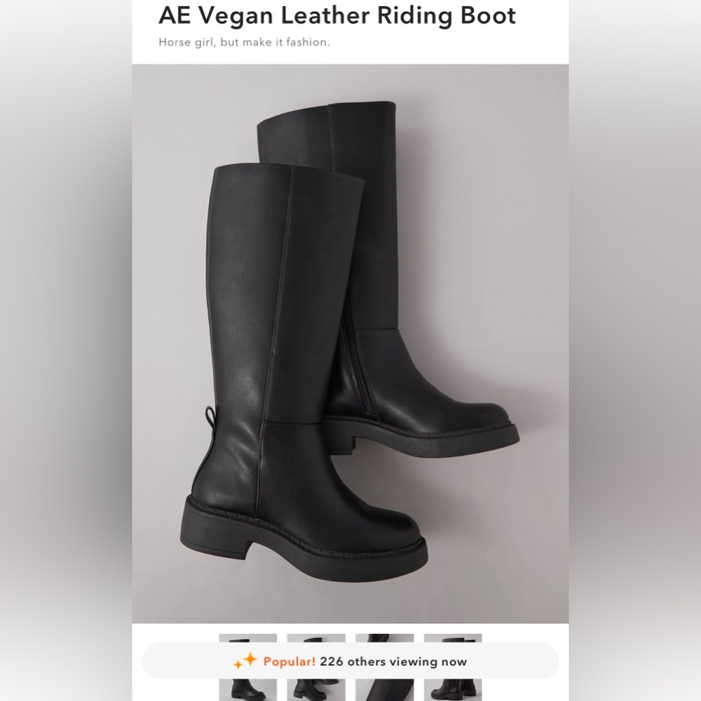 American Eagle Vegan Leather Boots